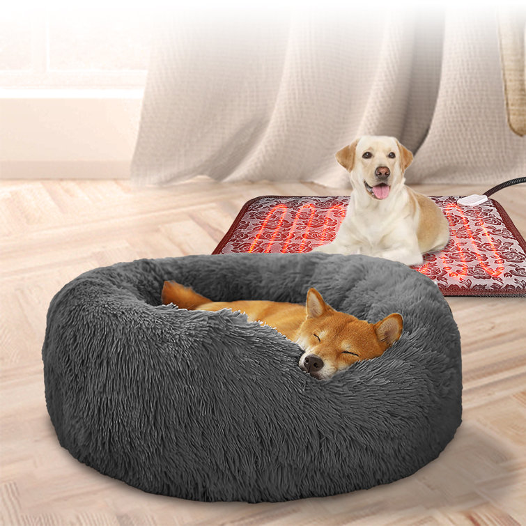 Round bolster hotsell dog bed